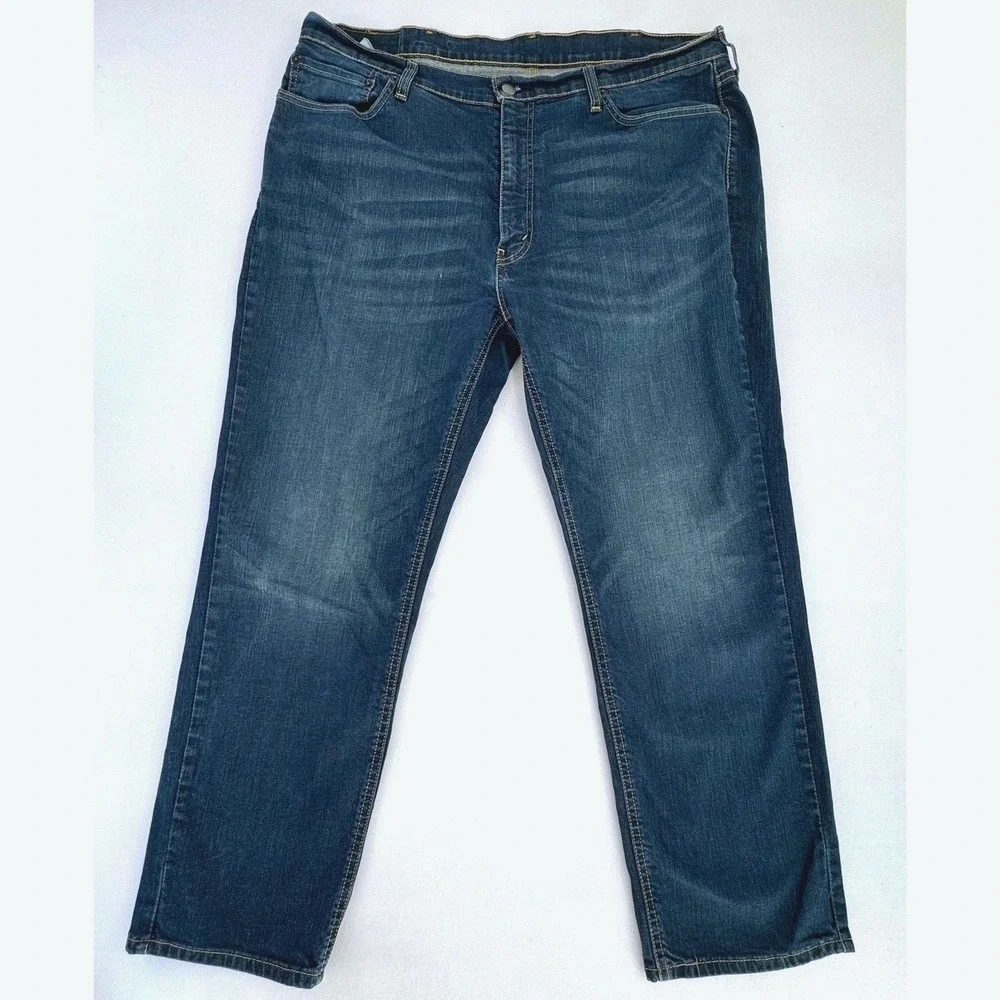 Levis 541 Athletic Taper‎ Mens Blue Denim Jeans 40x30 Medium Wash Waterless